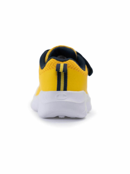 Softy Evolve B Παιδικά Sneakers με Σκρατς Κίτρινα