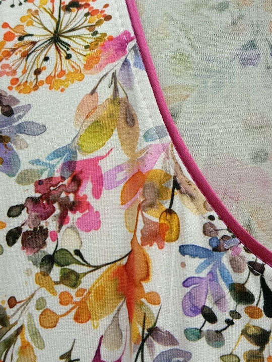 Primavera Winter Damen Nachthemd Print