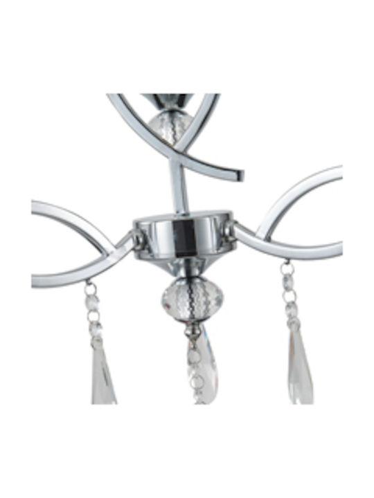 Eurolamp Kronleuchter Silber 144-47020
