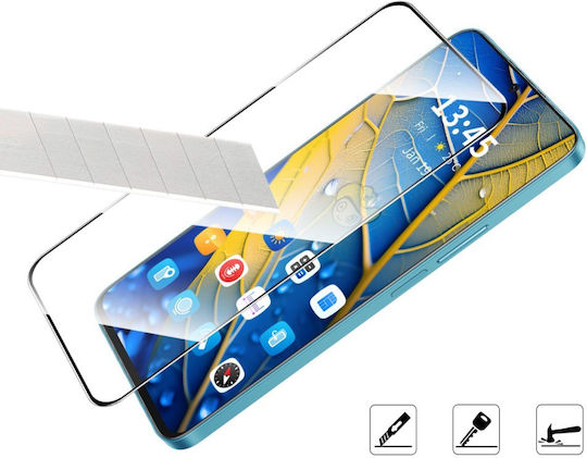Enkay Закалено стъкло Motorola Moto G35 5G Черен