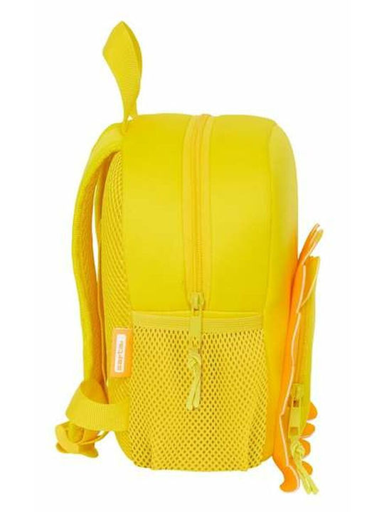 Safta School Bag Backpack Kindergarten Yellow 4.5Liters