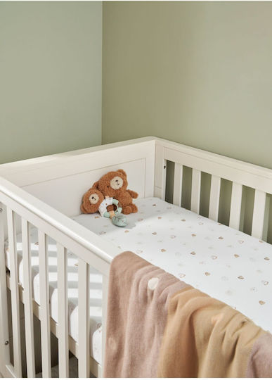 Mothercare Πολυμορφική Κούνια Harrogate Λευκή με Στρώμα