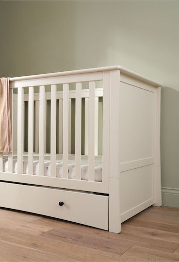 Mothercare Πολυμορφική Κούνια Harrogate Λευκή με Στρώμα