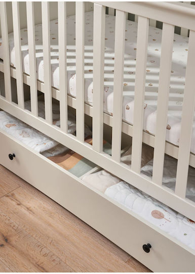 Mothercare Πολυμορφική Κούνια Harrogate Λευκή με Στρώμα