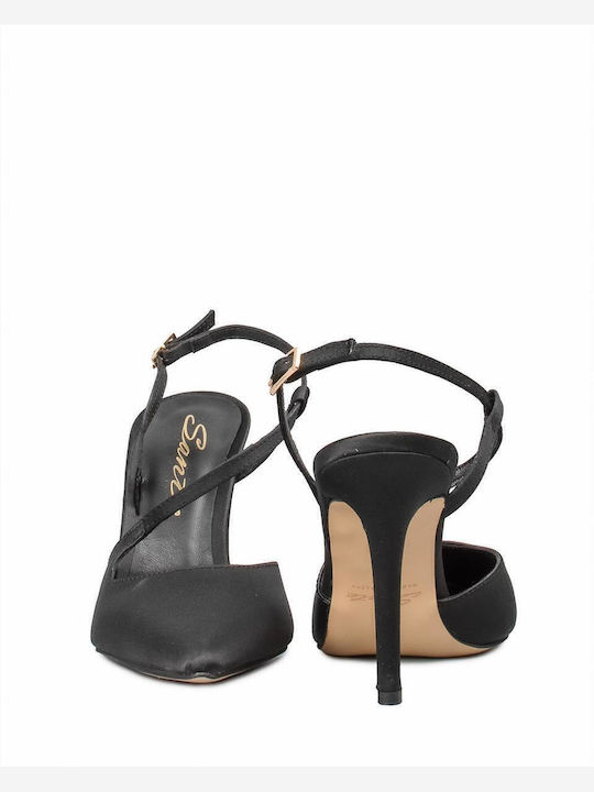 Black Heels with Strap