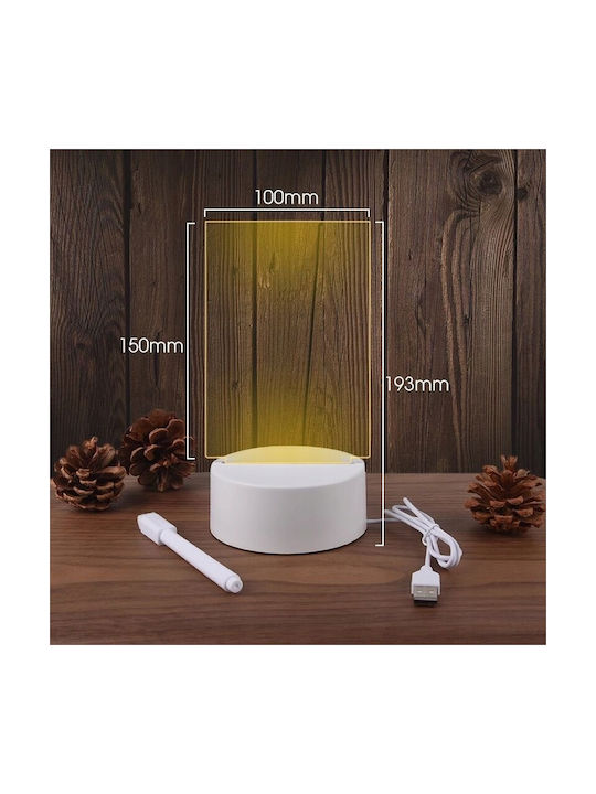 Plexi 3d Drawing Lamp Writing News