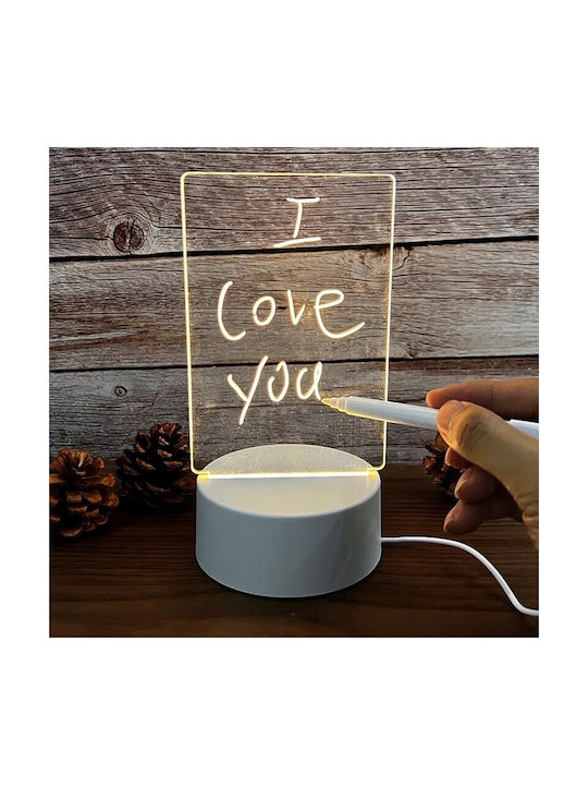 Plexi 3d Drawing Lamp Writing News