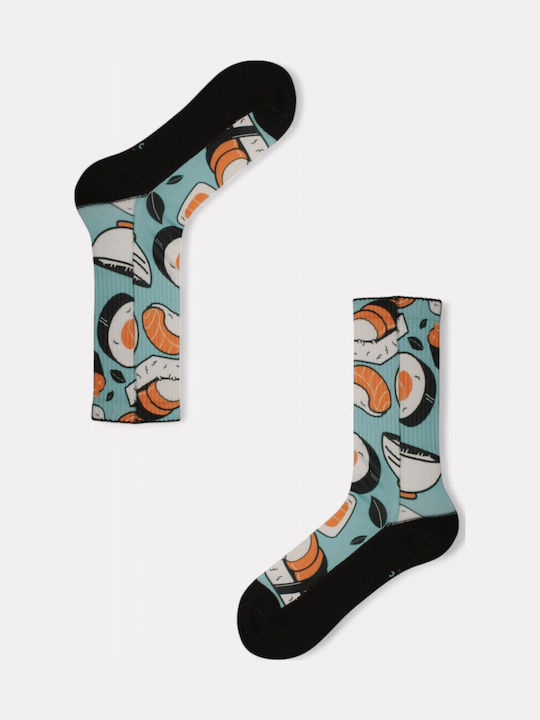 Κάλτσα #doyoudaresocks By Dimi Socks Digital Printed Casual Sushi Ds70037-μπλε Κάλτσα #doyoudaresocks By Dimi Socks Digital Printed Casual Sushi Ds70037-μπλε