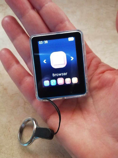 Joliker MP3 Player (32GB) with IPS Touch Screen 1.8" Blue MY532GB