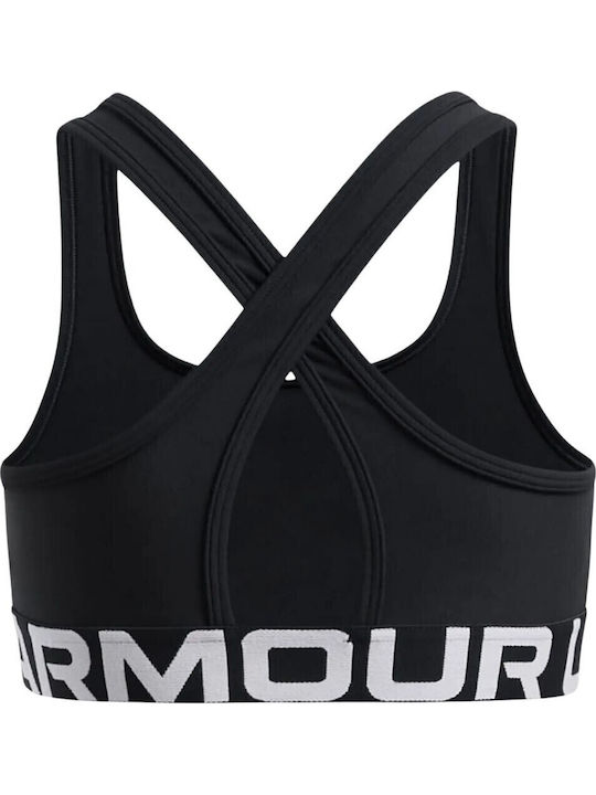 Under Armour Crossback Kids' Bralette Black, White