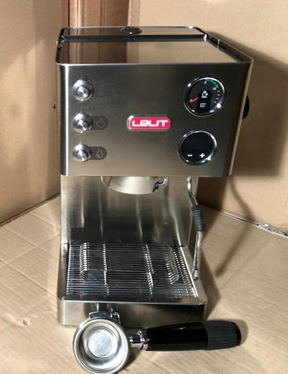 Lelit Victoria Pl91t Μηχανή Espresso 1200W Πίεσης 15bar για Cappuccino Ασημί