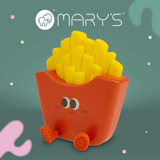 Mary's LED Детско Декоративно Осветление Touch Червен 9.7x9.7x11.1εκ.