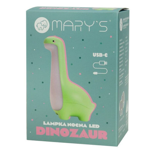 Mary's Led Παιδικό Διακοσμητικό Φωτιστικό Πράσινο 12.4x12.4x17.5εκ.