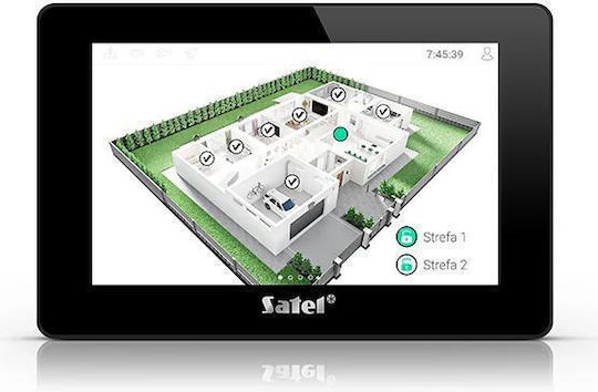 Satel Manipulator 7" Touch Screen Int-tsh2r-b Black