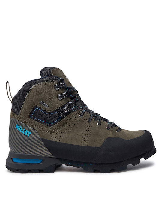 Millet G Trek 4 Männer Wanderschuhe Wasserdicht mit Gore-Tex-Membran Blaugrau