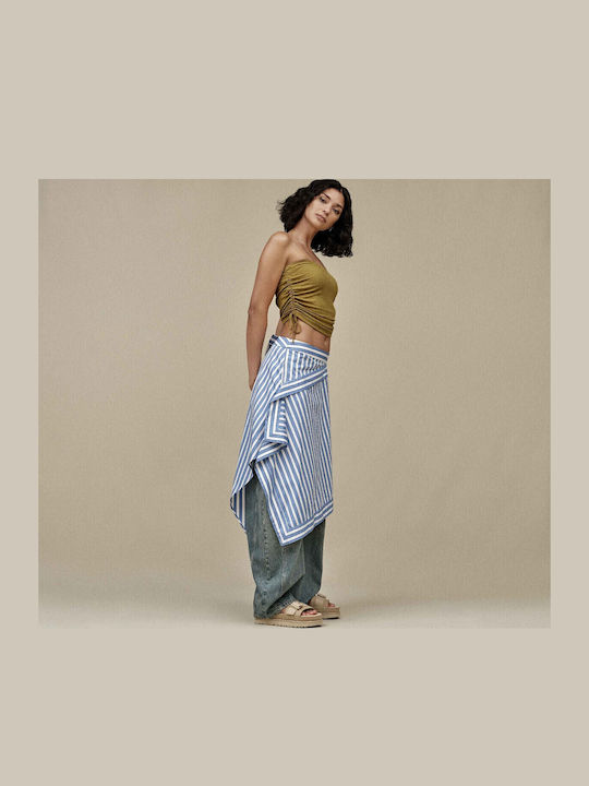 Goldenstar Sandale Casual Damă Flatforme Bej