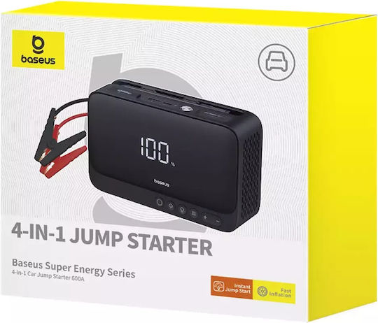 Baseus Super Energy Portable Car Battery Jump Starter 6000mAh with Power Bank / USB / Φακό 12V