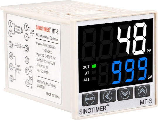 Termostat Digital Controler de Temperatură Încălzire Răcire Releu Instrument Mt-s Ieșire de Tensiune