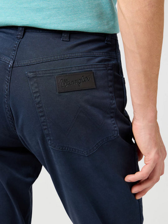 Texas Trousers Chino Elastic in Slim Fit Dark Navy