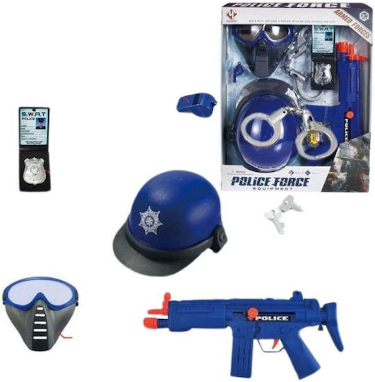 Polizei Pistole & Zubehör Set 7-tlg