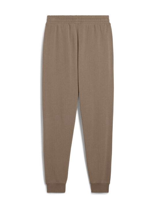 Sweatpants with Elastic Brown