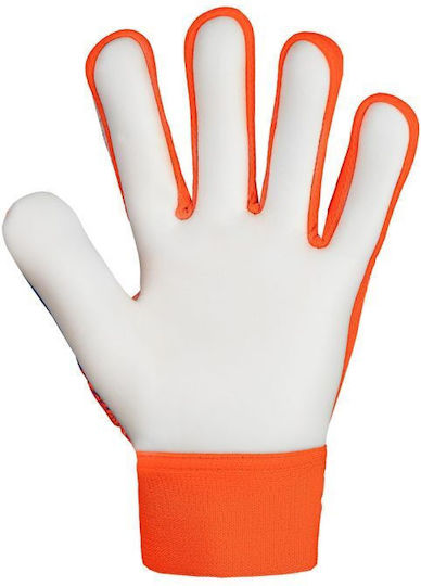 Reusch Attrakt Starter Solid Finger Support Kids Goalkeeper Gloves Orange