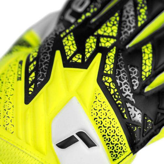 Reusch Attrakt Grip Kids Goalkeeper Gloves Yellow