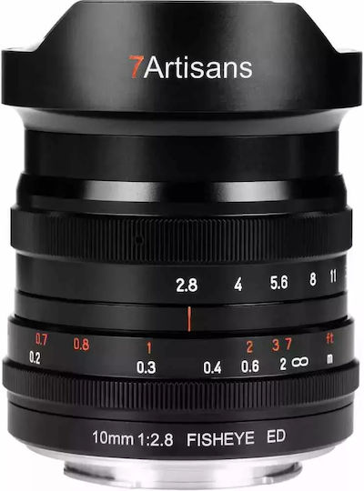 7artisans Full Frame Camera Lens Photoelectric 10mm F/2.8 Fisheye for Nikon Z Mount Black