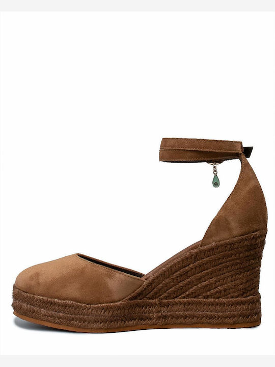 Women's Platform Espadrilles Brown