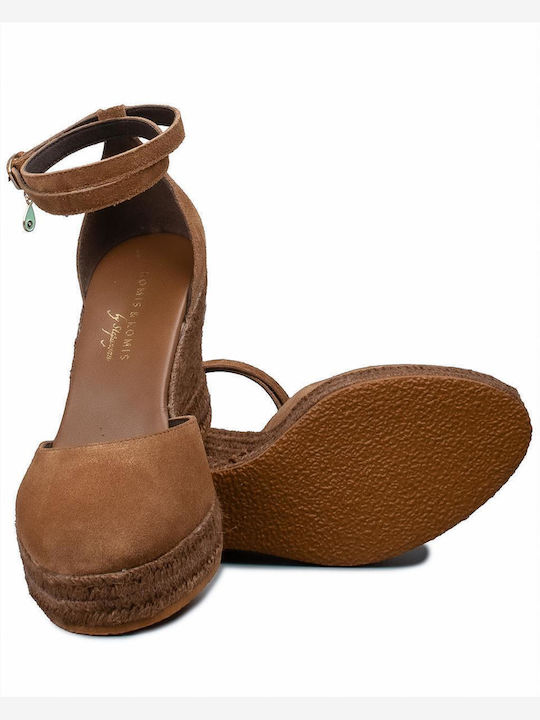 Women's Platform Espadrilles Brown