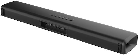 Mozos Theater Саундбар 2.1 Bluetooth и HDMI 100W с Безжичен Субуфер и Дистанционно Черен