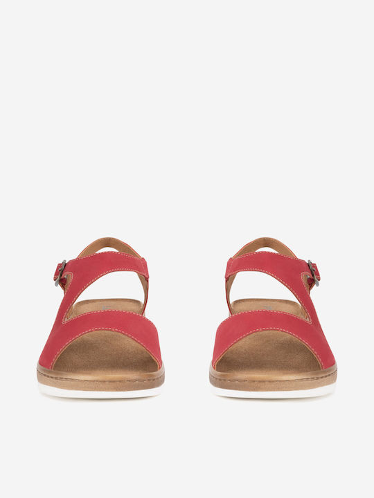 Flache Sandalen für Damen in Braun Farbe