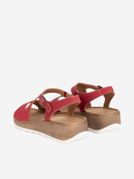 Flache Sandalen für Damen in Braun Farbe