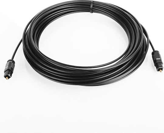 Techly DAC-310 Optical Audio Cable TOS male - TOS male Μαύρο 2m