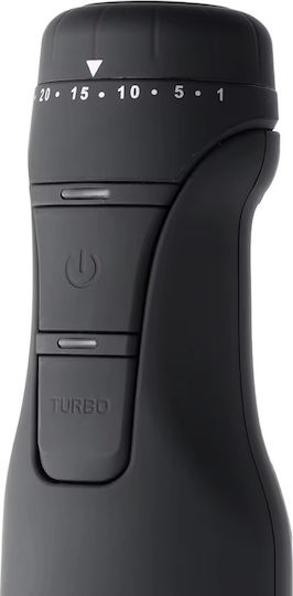 Raf Blender De Mână Cu Tijă Din Inox 1500W Negru