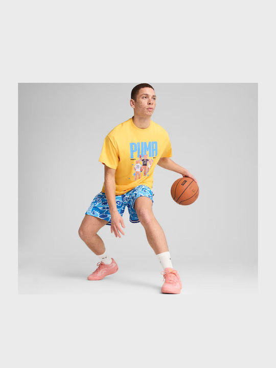 Sportliches T-Shirt Gelb