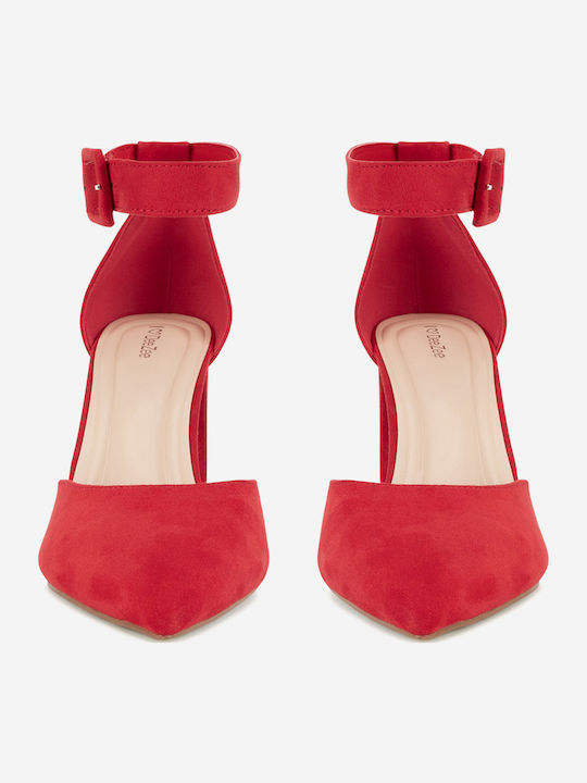 Red Heels with Strap