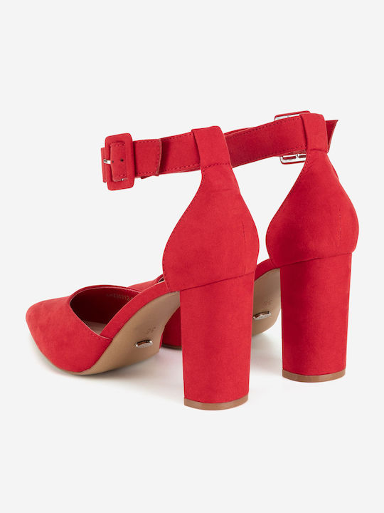 Red Heels with Strap