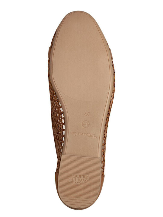 Anatomic Leather Ballerinas Tabac Brown