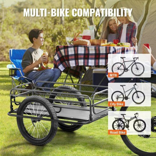 Vevor Bicycle Trailer Load Capacity 275 Pounds Durable Bicycle Cart Yykhz2275b00p8ev8v0