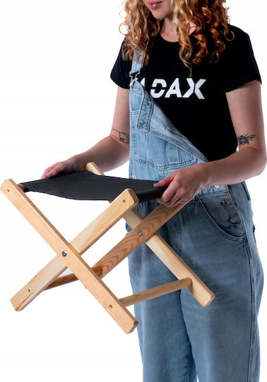 Kadax Taburet de Plajă Gri 40x31cm.