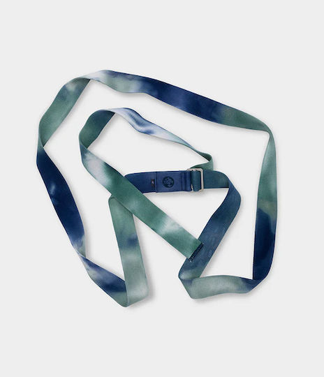 Йога лента Manduka Align Blue Toad 304см X 4.4см