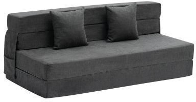 Multifunctional Bean Bag Chair Sofa Dark Gray 206x154.5x15cm