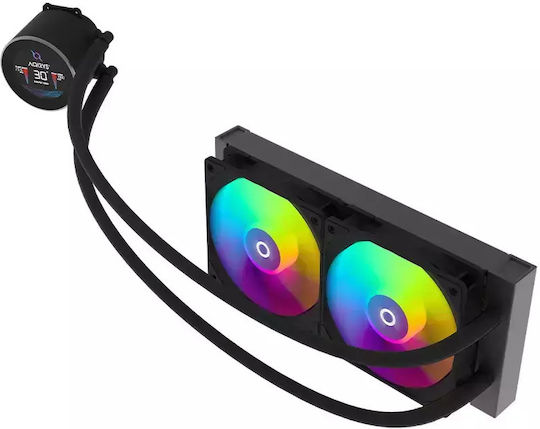 Aqirys Hydra 240 Υδρόψυξη AIO CPU με 2 Ανεμιστήρες 120mm και ARGB Φωτισμό