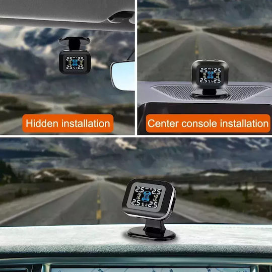 Wireless TPMS USB LCD Display – Car Tire Pressure Monitoring System AIF120
