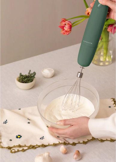 Create Blender De Mână Cu Tijă Din Inox 1000W Verde
