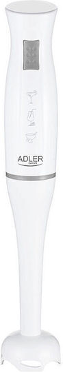 Adler Ραβδομπλέντερ με Πλαστική Ράβδο 200W Λευκό
