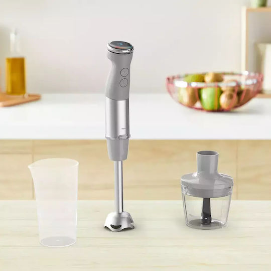Tefal QuickChef+ Ραβδομπλέντερ με Ανοξείδωτη Ράβδο 1000W Γκρι