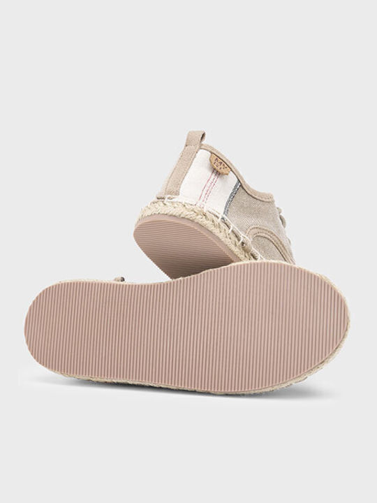 Mayoral Beige-Grey Espadrille Laces Beige-Grey