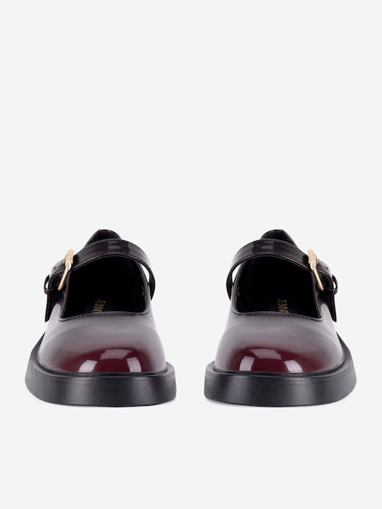 Damen Ballerinas in Rot Farbe